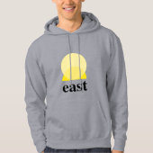 Grijze mannen hoodie (Voorkant)