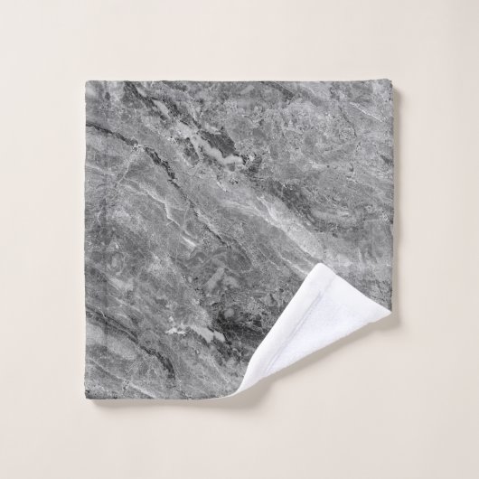 Grijze marmer bad handdoek (Wasdoekje)