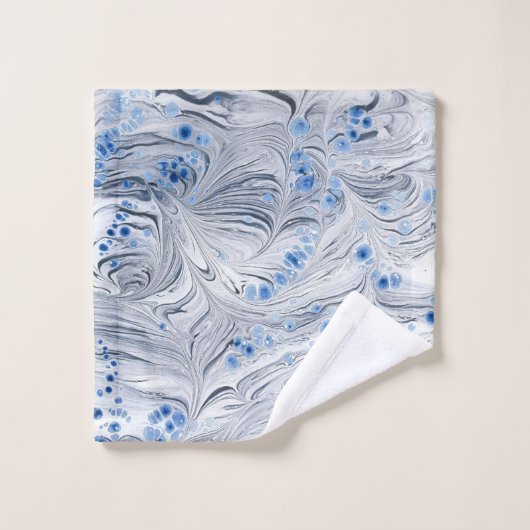 Grijze marmer bad handdoek (Wasdoekje)