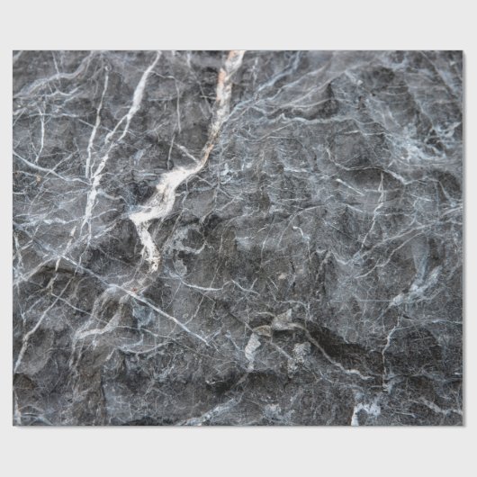 Grijze marmer cadeaupapier (Vlak)