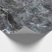 Grijze marmer cadeaupapier (Hoek)
