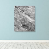 Grijze marmer canvas afdruk (Insitu (Houten vloer))