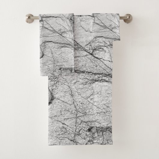 Grijze marmer Dapped Concrete Bad Handdoek (Insitu)