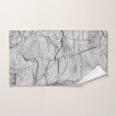 Grijze marmer Dapped Concrete Bad Handdoek (Handdoek)