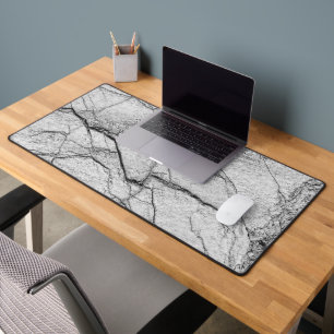 Grijze marmer Dapped Concrete Bureaumat