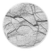 Grijze marmer Dapped Concrete Keramische Knop (Voorkant)