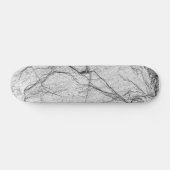 Grijze marmer Dapped Concrete Persoonlijk Skateboard (Horizontaal)