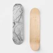 Grijze marmer Dapped Concrete Persoonlijk Skateboard (Voorkant)