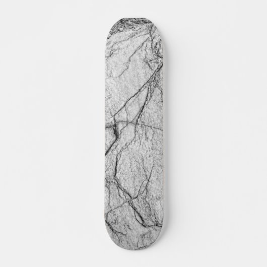 Grijze marmer Dapped Concrete Persoonlijk Skateboard (Voorkant)