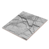 Grijze marmer Dapped Concrete Tegeltje (Zijkant)