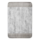 Grijze marmer- en strippatroon badmat (Voorkant Verticaal)