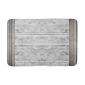 Grijze marmer- en strippatroon badmat (Voorkant)