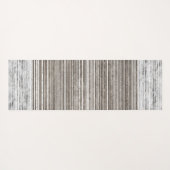 Grijze marmer- en strippatroon yogamat (Achterkant (horizontaal))