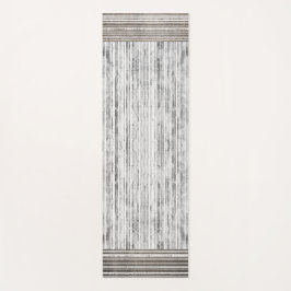 Grijze marmer- en strippatroon yogamat