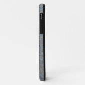 Grijze marmer Gedroogde iPhone 5 Aangepaste Hoesje (Achterkant/links)