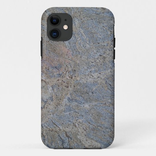 Grijze marmer Gedroogde iPhone 5 Aangepaste Hoesje (Achterkant)
