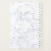 grijze marmer graniet modern chic - afspraak planner (Achterkant)