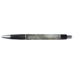 Grijze marmer met gouden ader pen