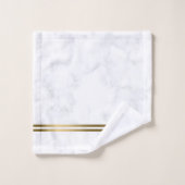 Grijze marmer met goudstrepen bad handdoek (Wasdoekje)