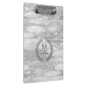 Grijze marmer met Laura Wreath Lijst Klembord (Rechts)