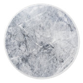 Grijze marmer met witte lade, deurknop keramische knop (Voorkant)