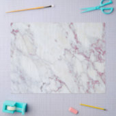 Grijze marmer roze sparkles Accent Tissuepapier (Craft)