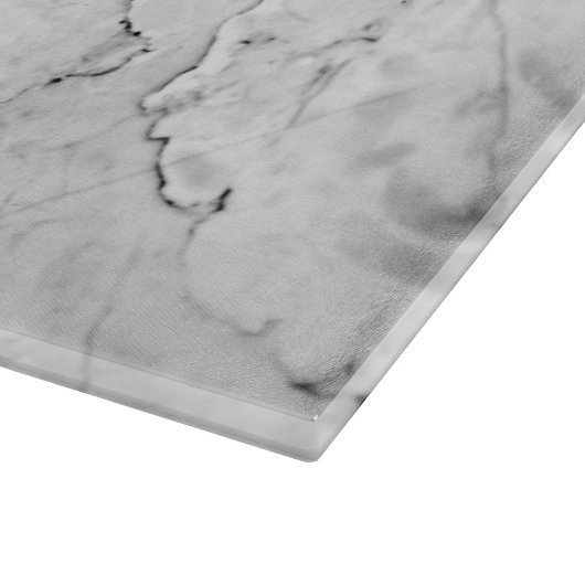 Grijze marmer snijplank (Hoek)