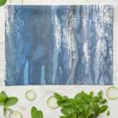 Grijze marmer theedoek (Gevouwen)