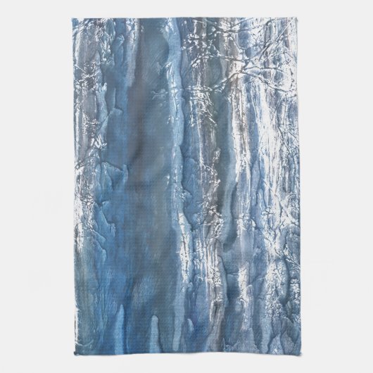 Grijze marmer theedoek (Verticaal)