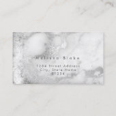 grijze marmer visitekaartje (Achterkant)