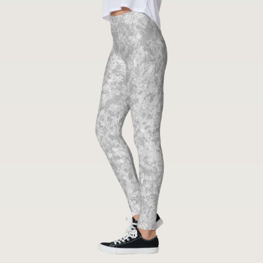 Grijze marmeren leggings met patroon (Links)