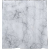 Grijze Marmeren Steen Textuur Douchegordijn (Voorkant)