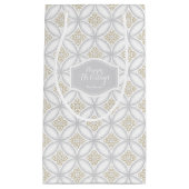 Grijze Marokkaanse cirkel met een aangepast vakant Klein Cadeauzakje (Voorkant)