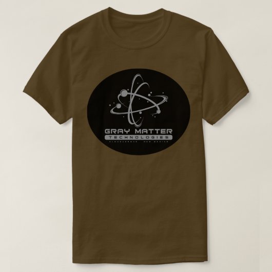 Grijze matten t-shirt (Design voorkant)