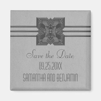 Grijze Medallion-grens bespaart de Magnetdatum Magneet