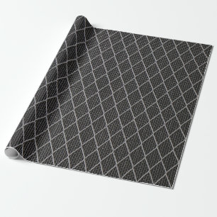 Grijze metaaldraad cadeaupapier