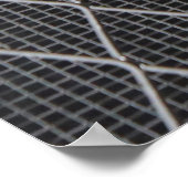 Grijze metaaldraad poster (Hoek)