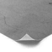 Grijze metalen gegalvaniseerde plaat poster (Hoek)