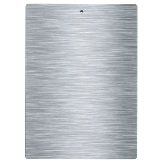 Grijze metalen klembord (Achterkant)