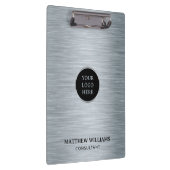 Grijze metalen klembord (Rechts)