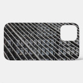 Grijze metalen lijst Case-Mate iPhone case (Achterkant (horizontaal))