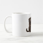 Grijze Miauw Kat Koffiemok (Links)
