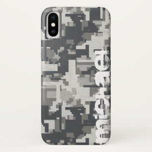 Grijze militaire bakstenen Case-Mate iPhone case