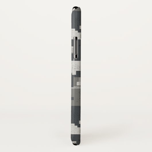 Grijze militaire bakstenen Case-Mate iPhone case (Achterkant / rechts)