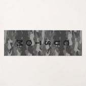 Grijze militaire camouflage van het leger yogamat (Voorkant (horizontaal))