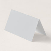 Grijze minimalistische klassieke professional visitekaartje (Achterkant)