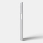 Grijze Minimalistische Moderne Initiaal Monogram Case-Mate iPhone Case (Achterkant / Rechts)