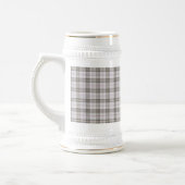 Grijze mode tartan bierpul (Links)