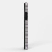 Grijze mode tartan Case-Mate iPhone case (Achterkant/rechts)