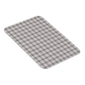 Grijze mode tartan magneet (Rechterzijde)
